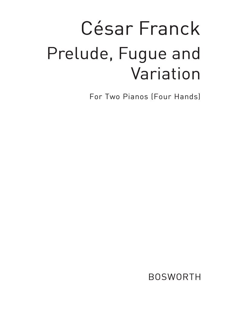 Prelude Fuge & Variation